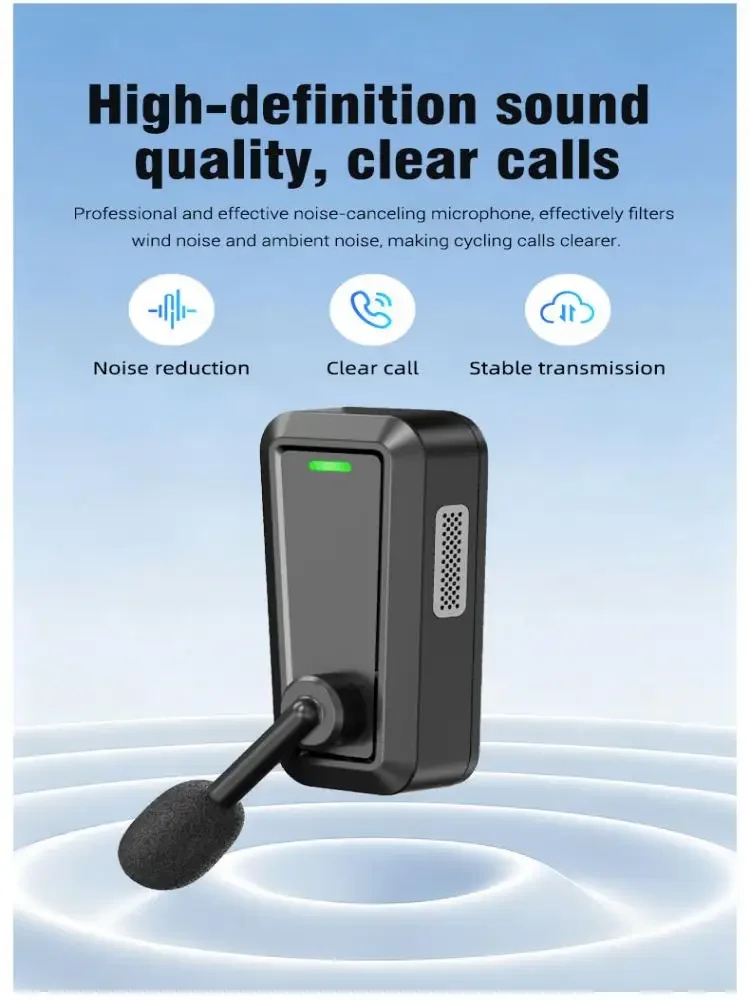 C10 Drahtloses Bluetooth-Helm-Intercom-Headset für 2 Fahrer, Interkommunikator, 520M Reichweite, Freisprechfunktion, Musik-Sharing, Interphone