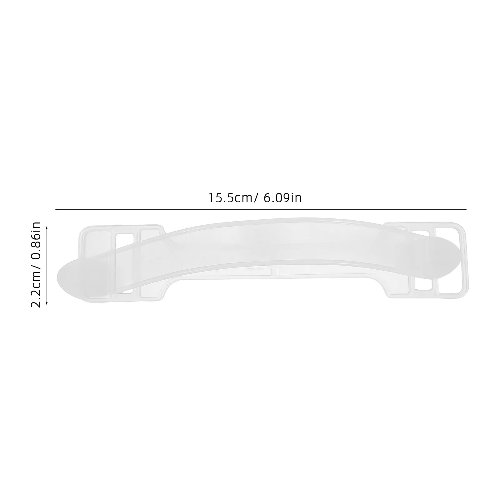 100Sets Gift Box Handles Heavy Duty Plastic Carry Straps Cardboard Box Handle Replacement Moving Small Carton Plastic Grab