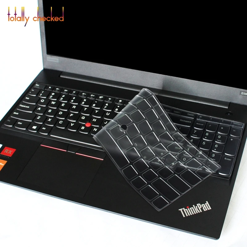 For Lenovo Thinkpad T580 P52S E15 E590 E595 E580 L580 15.6 inch Laptop Silicone Keyboard Cover Skin  Protector 15'' 2018