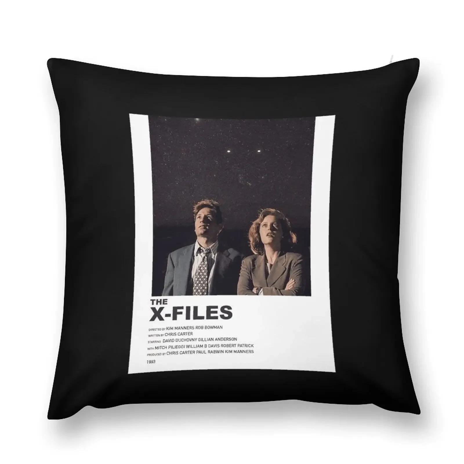 

The X-Files Poster Classic . Throw Pillow christmas ornaments 2025 christmas decorations 2025 pillow