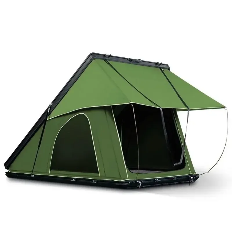 

Outdoor self-driving tour ultra-thin waterproof self-folding aluminum alloy camping SUV triangular tent