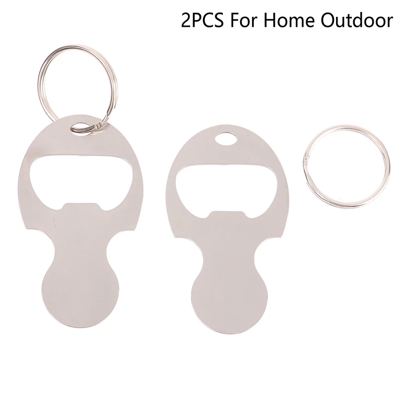 2pcs Shopping Trolley Tokens Shopping Cart Token Coin Keychain Trolley Keyring Hook Unlock Release Key Removers Bottle Opener