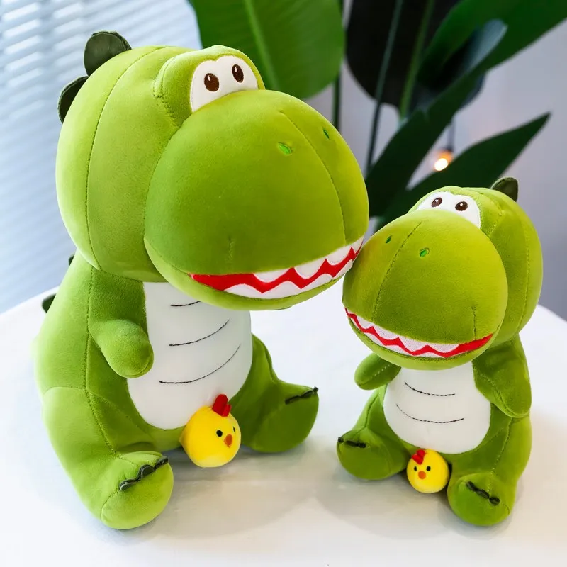 Domme Kip Dinosaurus Kussens Kawaii Knuffels Schattige Knuffels Zachte Dieren Knuffels Voor Meisjes Kids Kussen Birthyday Cadeau