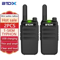 Mini Walkie Talkie XDBT C30 Portable Two Way Radio PMR FRS Radio Comunicador Long range Kids Walkie-Talkie for Hotel Business