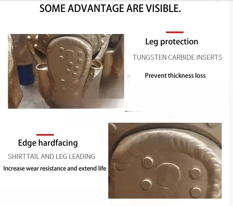 9 1/2 Tricone Rock Drilling Head Bit API Oil Rig Tricone Broca para poço de formação dura