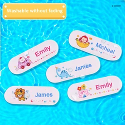 Customized Cotton Name Sticker For Student Uniform Kids Clothing Bag Shoes Sewn Free Ironed SelfAdhesive Personal Name Label Tag