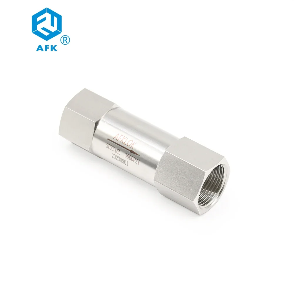 3000PSI High Pressure Non Return Check Valve Stainless Steel 316 NPT Female 1/8