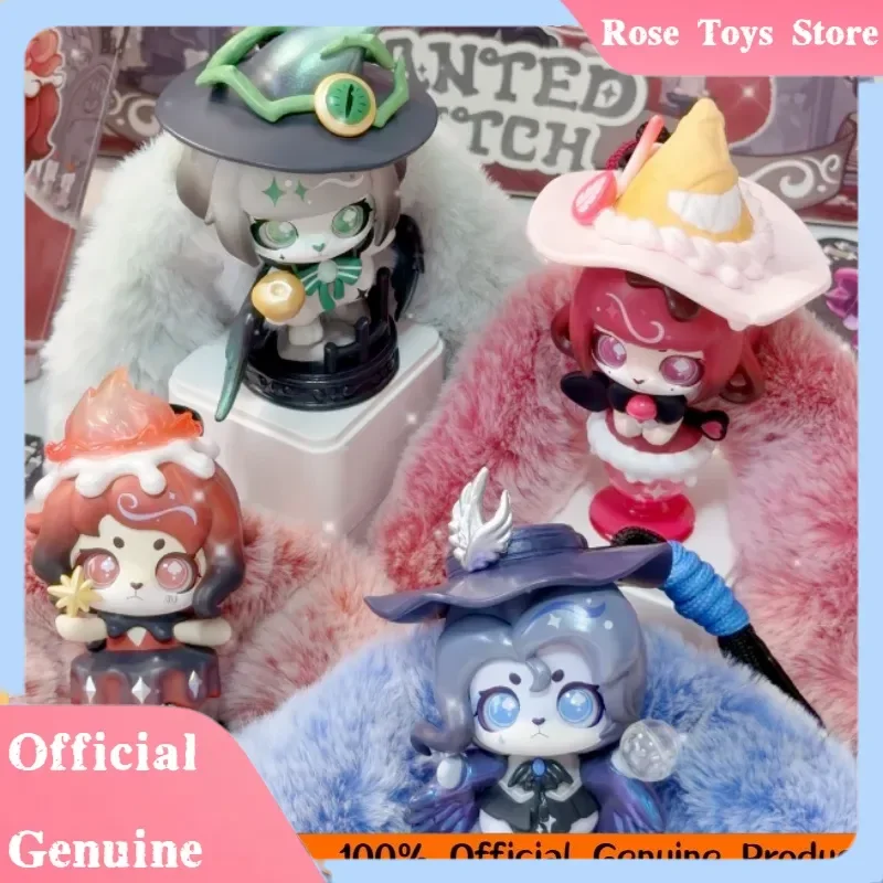 

Genuine Cup Rabbit Wanted Witch Series Blind Box Kawaii Doll Tabletop Decoration Vinyl Plush Model Toy Mystery Box Birthday Gift
