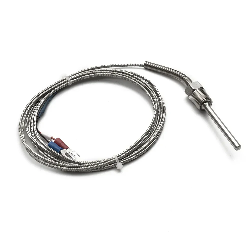 Thermocouple 1/4 NPT Thread Type K 2m Probe Sensor Temperature Sensor 0-500°C Temperature Controller