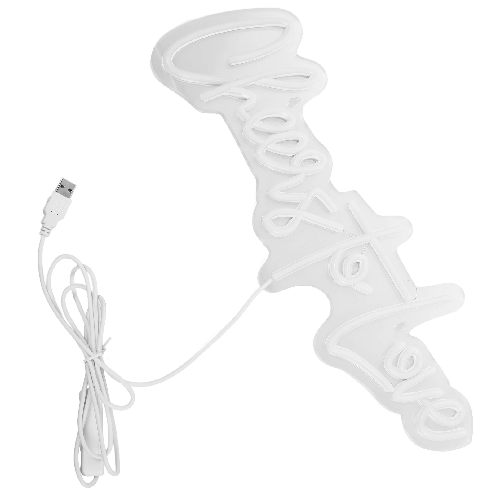 

Neon Lights Heart Sign for Bedroom Decor USB Powered LED Signs Acrylic Love Letters Kids Room Gifts Colorful Lighting