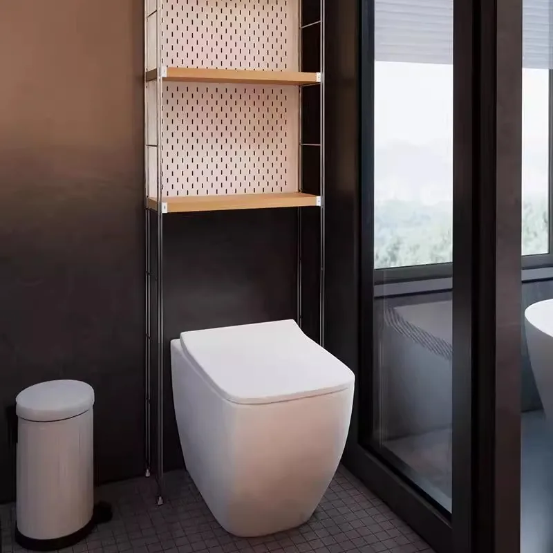 Japanese-style shelf Shelf above toilet