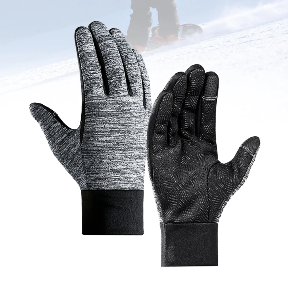 

Warm Ski Gloves Men's Heated Outdoor Mens Driving Waterproof Windproof Thermal Touch Keep