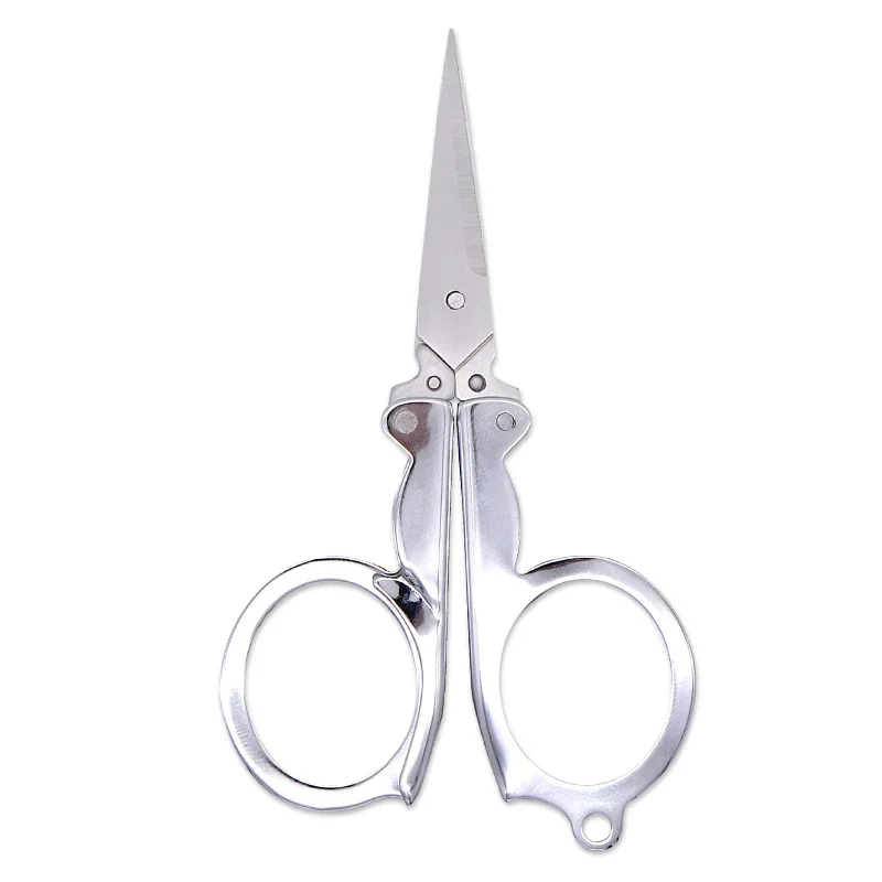 Folding Scissors Pocket Travel Small Crafts Sharp Blade Emergency Mini Foldable Travel Embroidery Scissor Thread Tailor Scissors