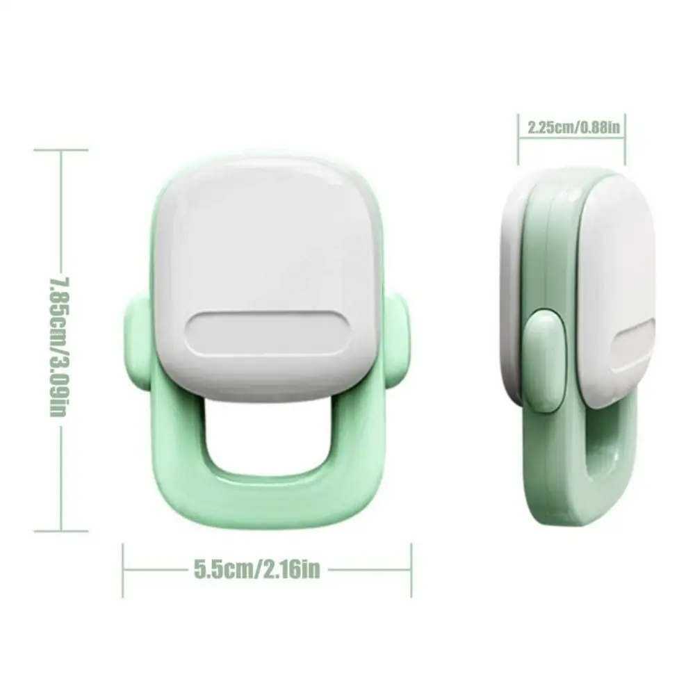 4 قطعة قفل أمان للأطفال أبيض مقاوم للحرارة أقفال موقد أمان للأطفال 4 عبوات أقفال غسالة أطباق بدون مفتاح منزلية #6