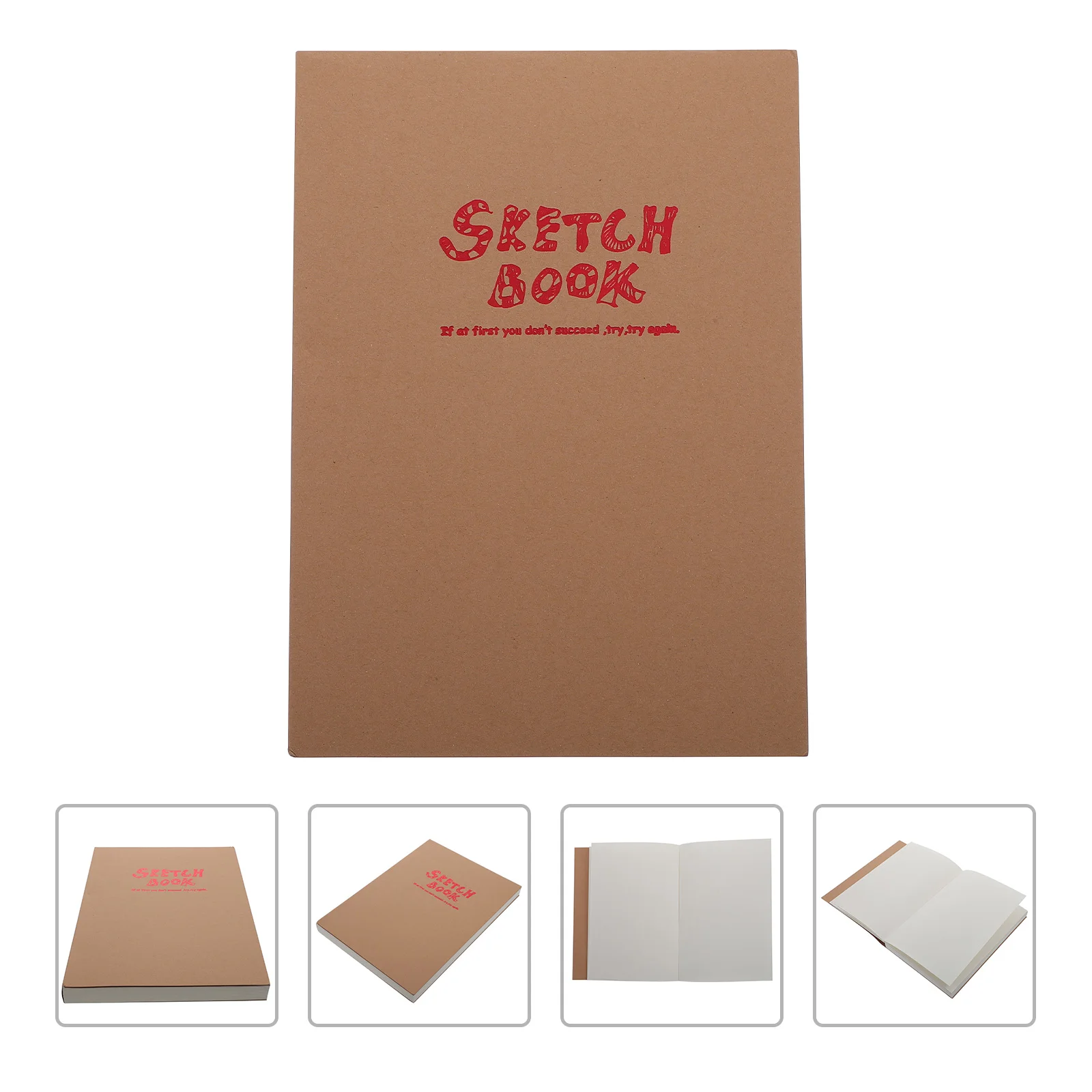 

Sketch Book Thick Paper No Ink Bleed Durable Binding For Drawing Painting Writing Art Journal Travel Diary Student