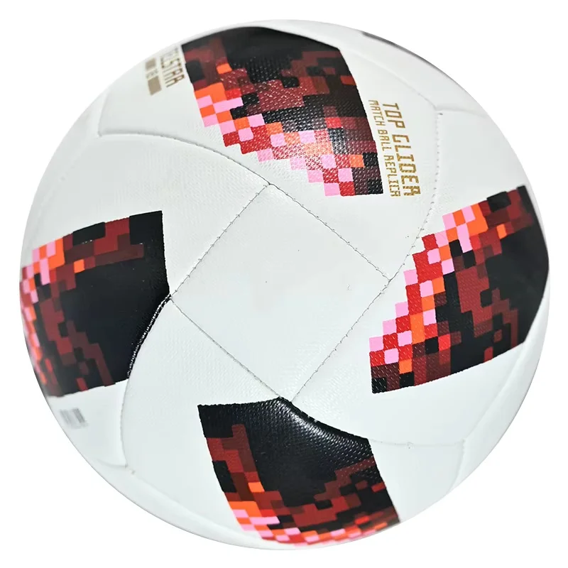 Taglia 4 Calcio PU Heat Bond Senza cuciture Antiusura Antiscivolo Pallone da calcio Adolescenti Indoor Outdoor Team Training Footy Ball Futbol