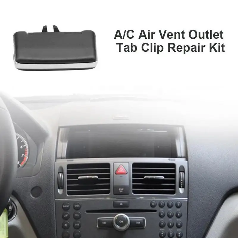 A/C Air Vent Outlet Tab Clip Repair Kit for Mercedes-Benz W204 C180 C200 C260