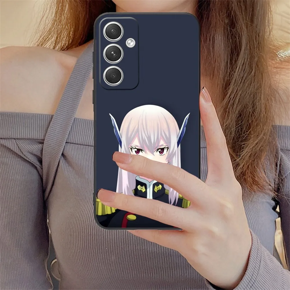 Chained Soldier Kyouka Uzen Phone Case for Samsung Galaxy S24 S23 S22 S21 S10 S9 S8 Plus Ultra Black Soft Phone Cover Funda