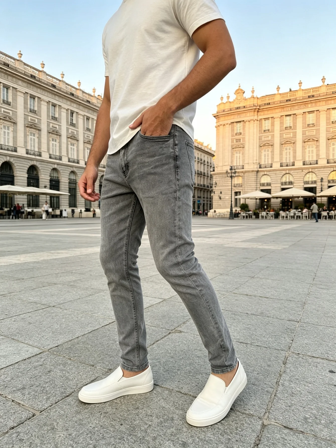 Retro Y2K Trendy American Street Wide Leg Stretch Denim Trousers Soft Five-Pocket Cotton, Cool Urban Streetwear, Sweet Anniversa