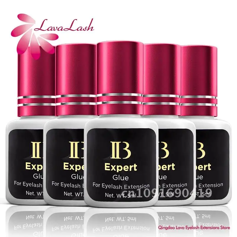 5 ml Korea IB Ibeauty Expert Kleber für Wimpernverlängerungen Original Falscher Kleber Private Wimpern Wein Logo Lash Red IB Kleberkappe