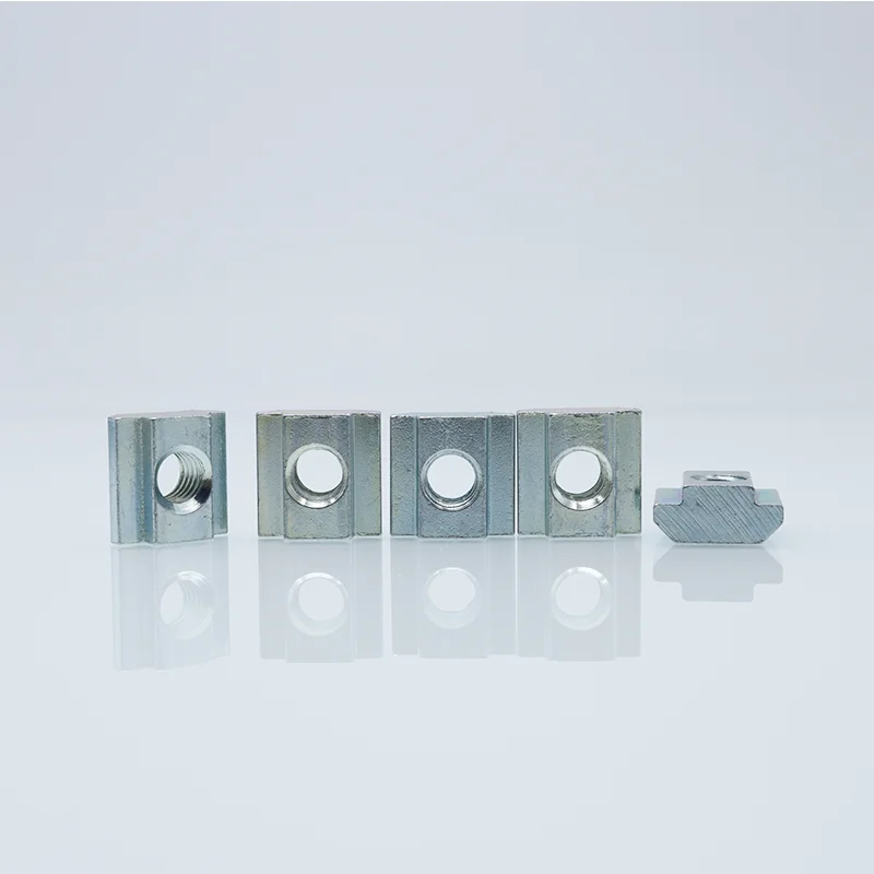 200 P Slider T-NUT M3 M4 M5 M6 M8 BLOCK Square T-Track สล็อตเลื่อน HAMMER NUTS สําหรับการเชื่อมต่อโปรไฟล์อลูมิเนียม 2020 3030 4040 45