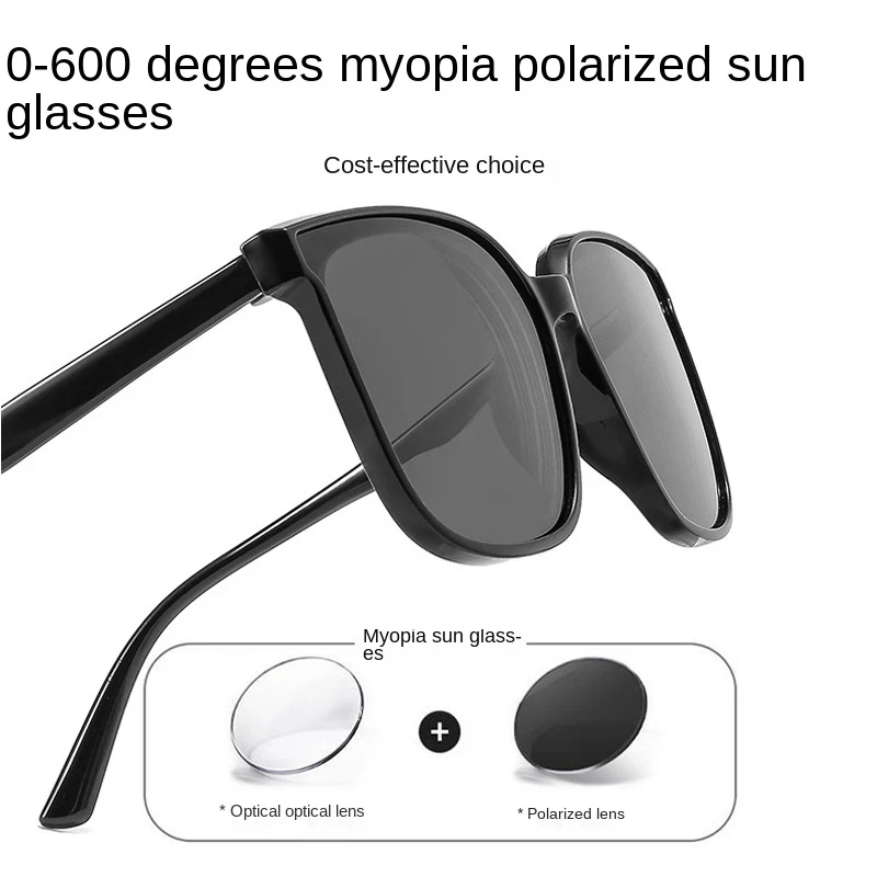 

Myopia Sunglasses Women Polarized Sun Glasses UV400 Diopter 0 TO -6.0 Sunglasses FASHION Luxury Women Lunette De Soleil Femme