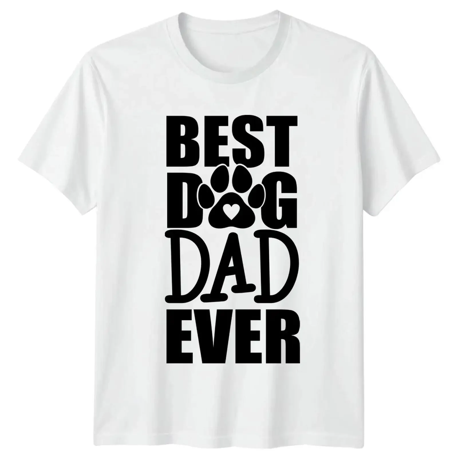 Bester Hundepapa aller Zeiten Herren T-Shirt Haustier-Vater Hundebesitzer Vatertagsgeschenk für Ihn Vintage Washed Vielseitig Einsetzbar