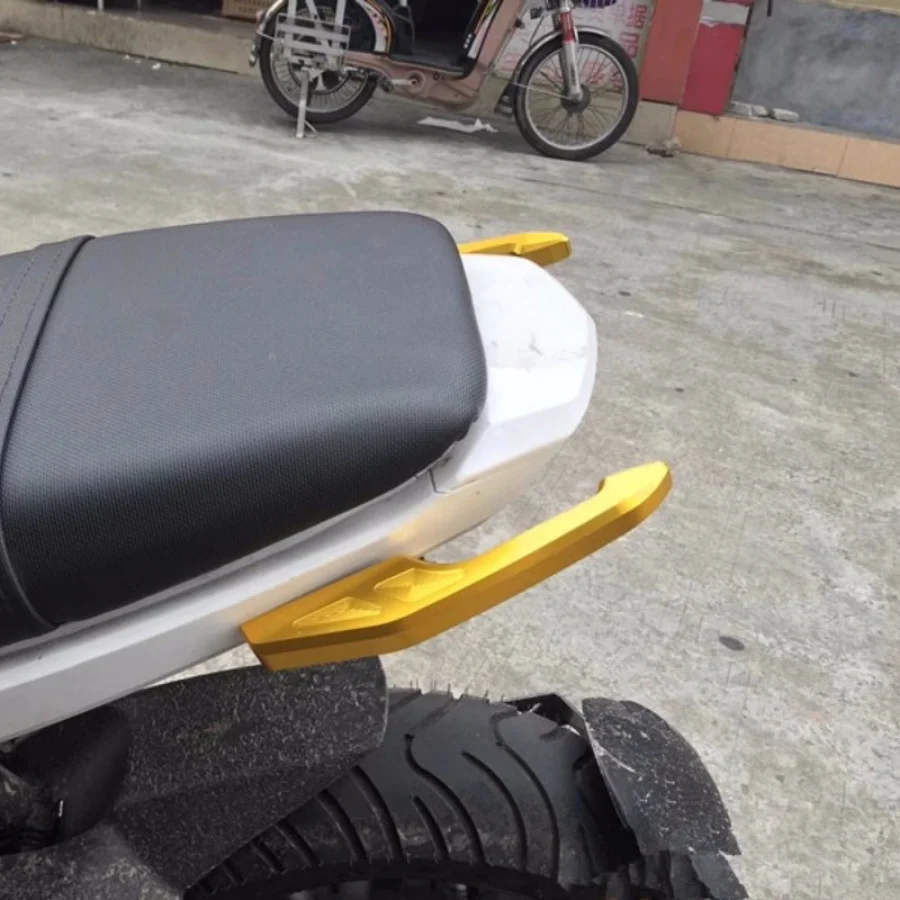Motorcycle Rear Armrest for Honda GROM125 MSX125 M3 MSX125SF Passenger Handle Aluminum Alloy Tail Wing Modification Accessories