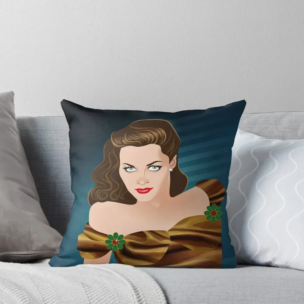 

Yvonne De Carlo Throw Pillow Pillow Cases Decorative Cushions For Sofa Sofa Cushions Covers pillow