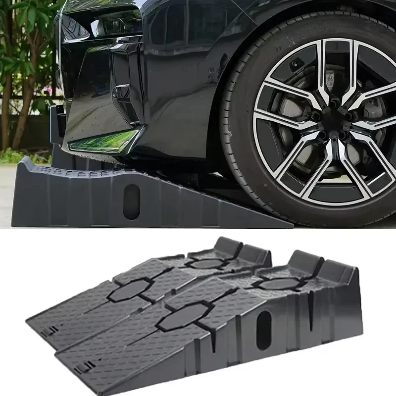 Car Maintenance Bracket, Anti Slip Plastic, Car Repair Tool, Maintenance Ramp, Slope Board, Ladder, Oil Change Ramp Accessories