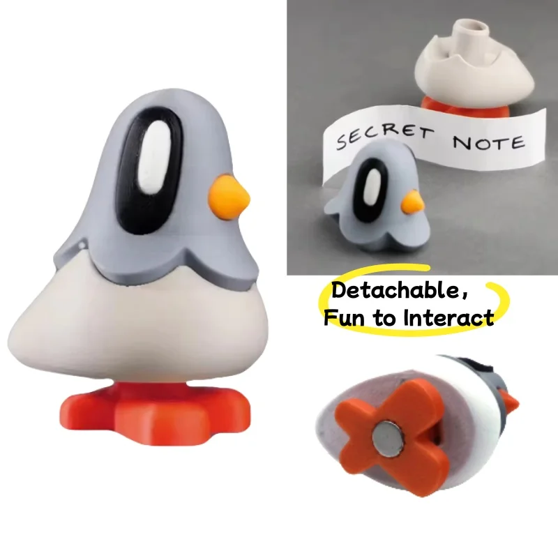 Gedruckte Blob Pigeon Ornamente Persönlichkeit Simulation Tier Miniaturen Skulptur Abnehmbare Mini Persönlichkeit Desktop Ornament