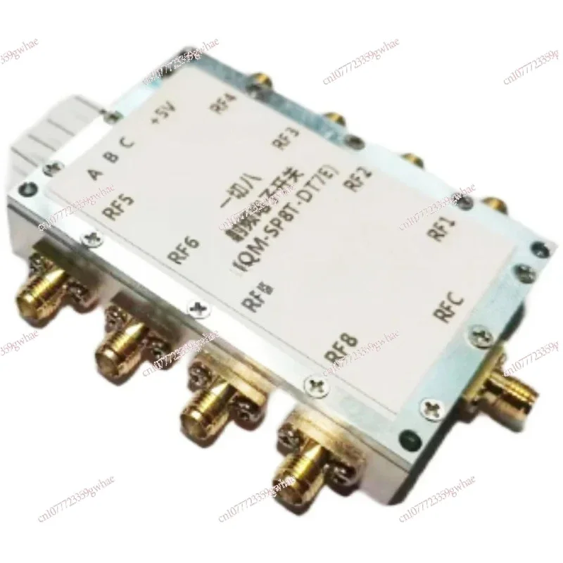 DC-7GHz Eight Choose One SP8T RF Switch SP8T Electronic Switch Single Pole Eight Throw Switch All Eight