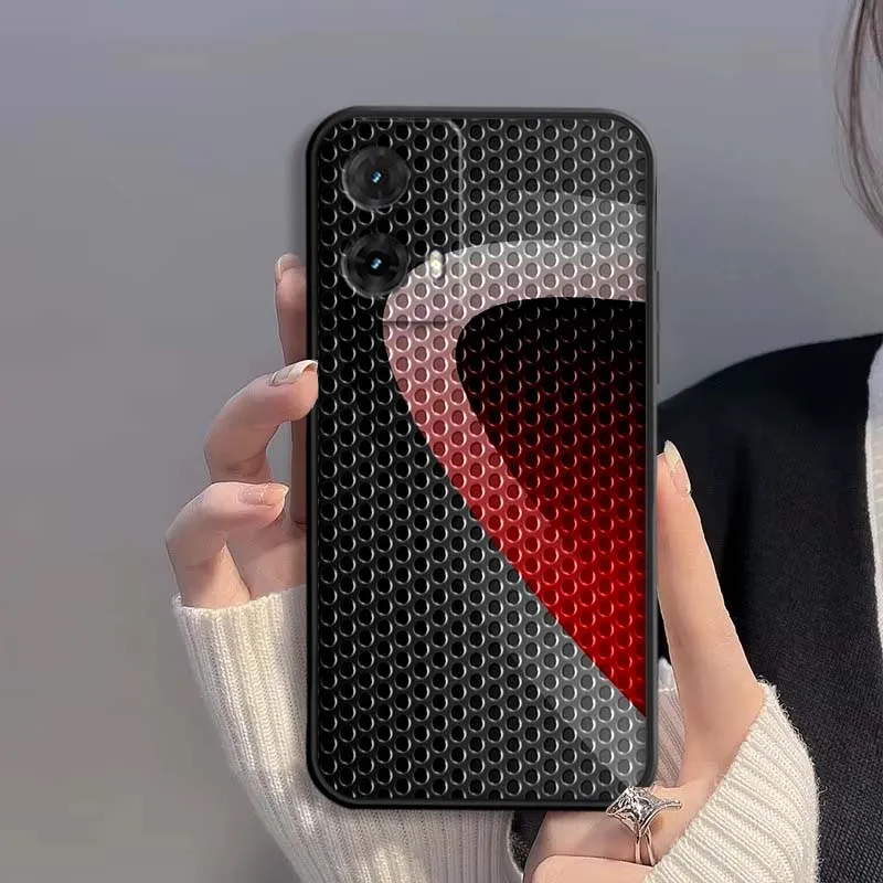 تصميم نمط التمويه لموتورولا G85 Edge 50 G24 G35 G14 G04 40 G72 G34 G G54 G13 G32 5G غطاء هاتف أسود