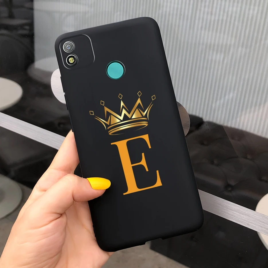 For Tecno Pop 4 Case Pop4 BC2c BC1s Cute Crown Letters Bumper Soft TPU Phone Case For Tecno Pop 5 Pop5 BD1 BD2 BD2P Cover Fundas