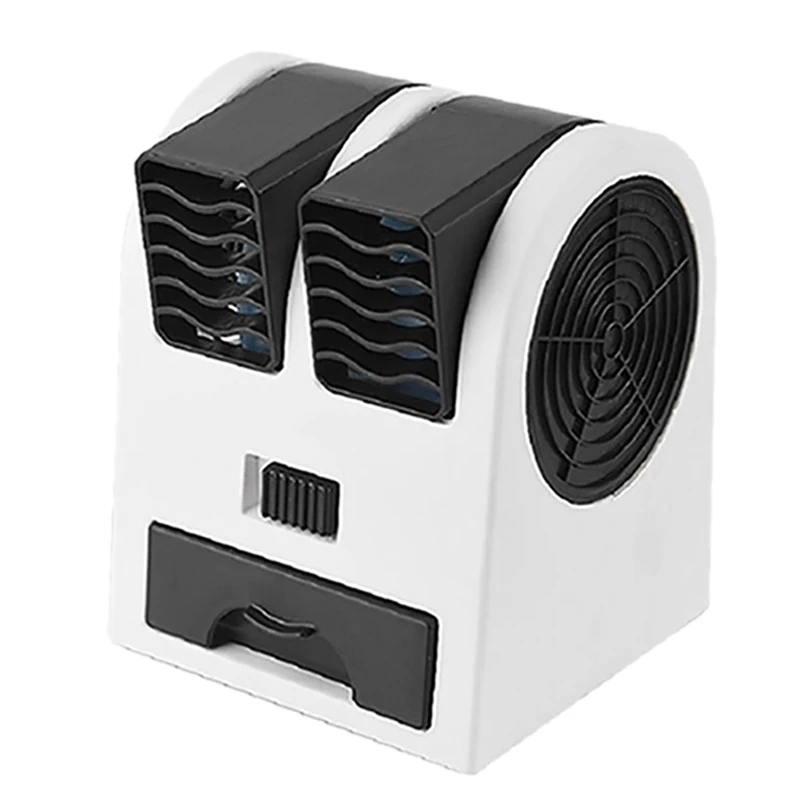 

Mini Air Conditioning 3-In-1 Fan Humidifier Purifier for Home/Outdoor USB/Battery Powered Portable Quiet Air Cooler