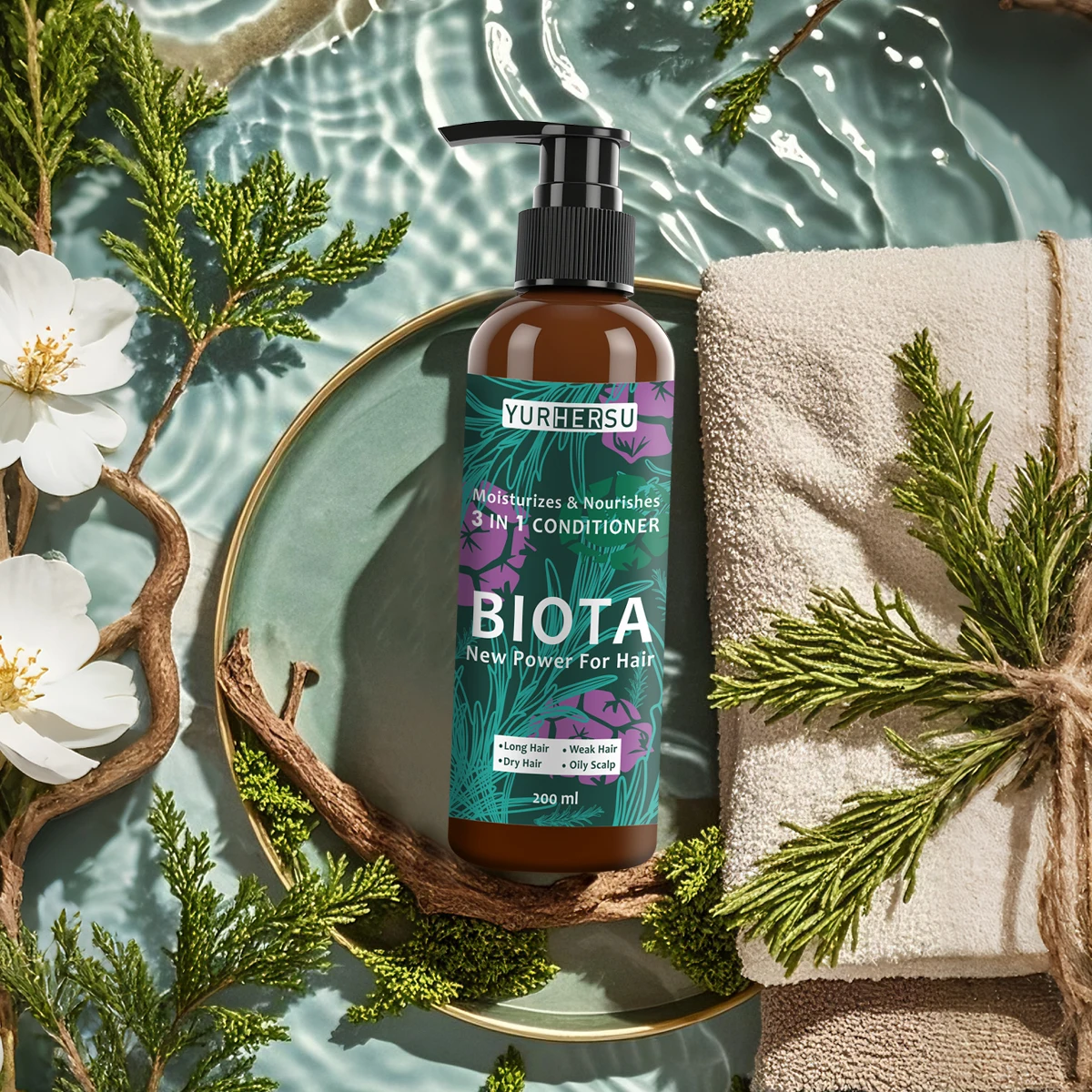 

Натуральный шампунь-кондиционер Usman Grass Питание волос ручной работы, контроль жирности, освежающий, пушистый и успокаивающий уход за волосами