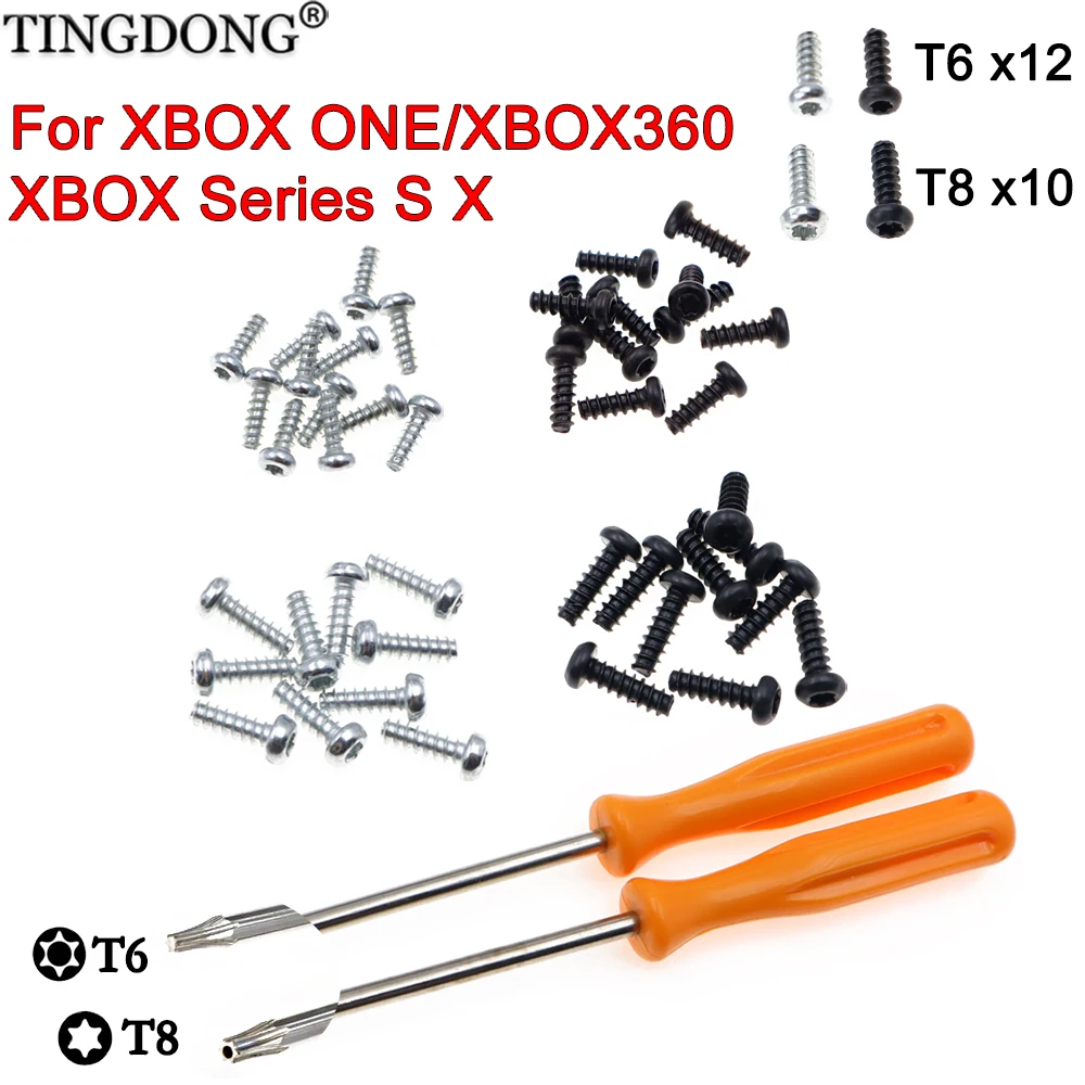 9mm T8 Schrauben 7mm T6 Schrauben Installationskit für XBOX ONE/XBOX360/XBOX Series S X Controller Reparatur Ersatzteile Zubehör