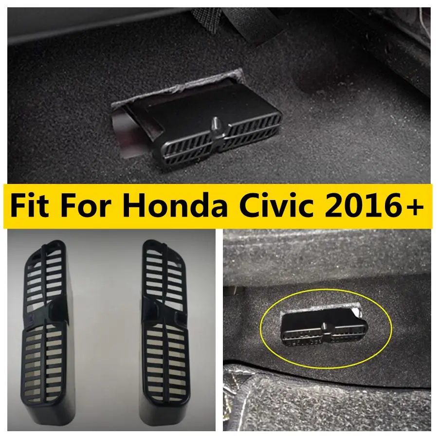 

Seat Bottom Air Conditioning Duct Vent AC Outlet Anti-blocking Protection Cover Fit For Honda Civic 2016 - 2020 Car Accessories