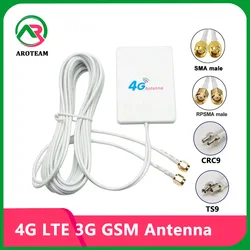 Antena LTE externa para Huawei, 3G, 4G, TS9, CRC9, SMA Connector, Modem, 2m Cable