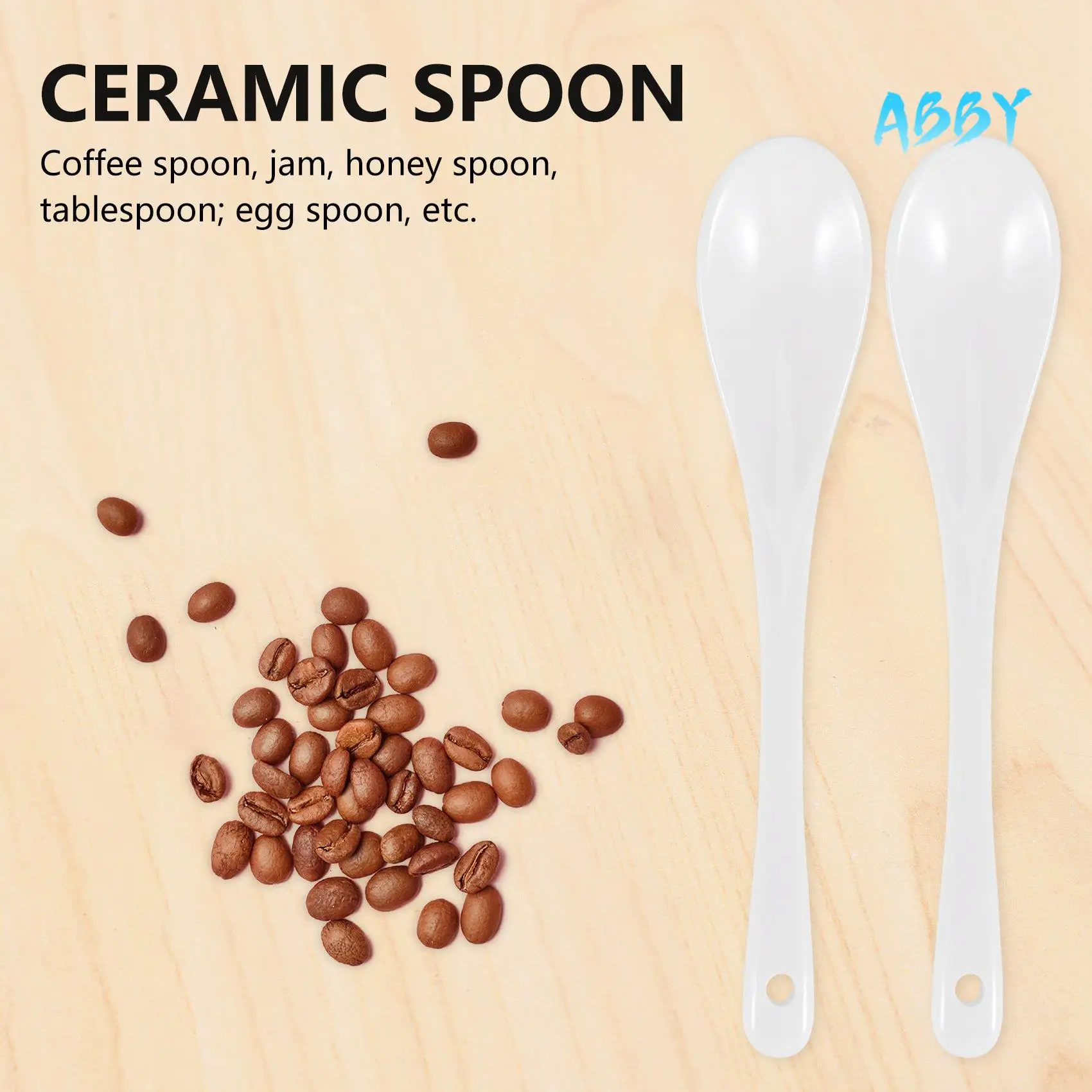 

ABBY-Set Of 5 Spoon Teaspoon Spoon Jam Honey
