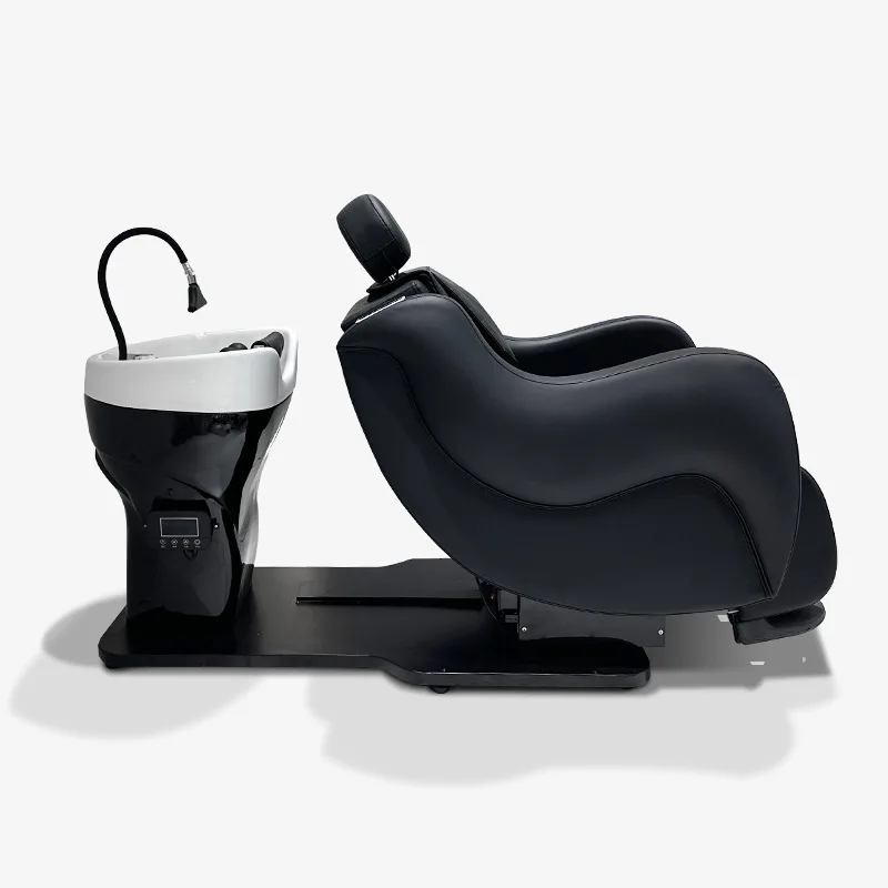 

Электрическое массажное кресло-кровать для мытья головы, интеллектуальное, с вращением, для салонов красоты, с автоматическим подъемом, подставкой для ног, для спа-процедур для головы, мебель