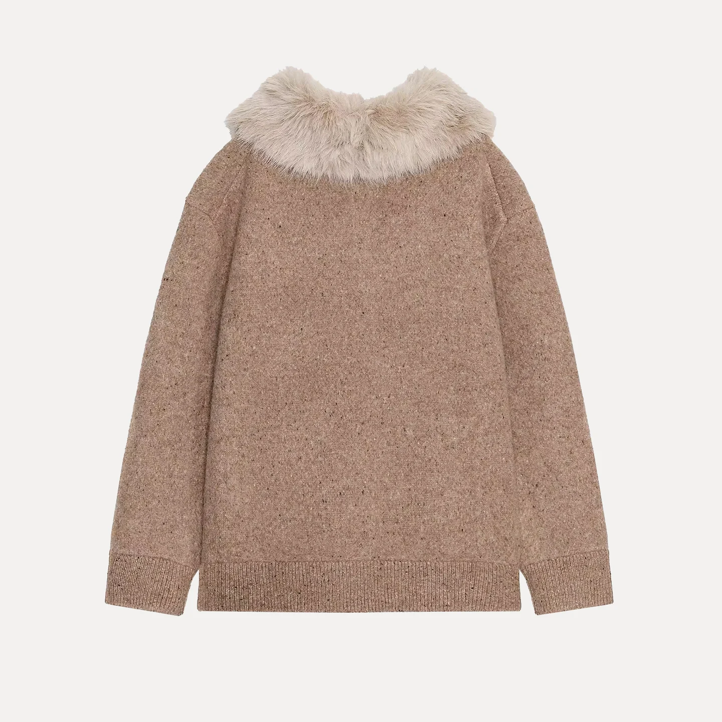 2025 otoño nueva mujer Jaet Stand Collar piel sintética efecto abotonado abrigo ort viaje Sle Stand Fit Z abrigo de mujer