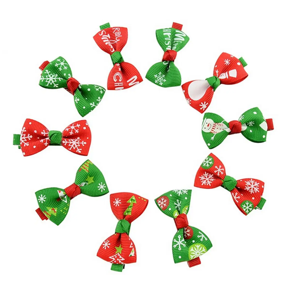 Schleife Knoten Clips Kinder Haarschmuck Weihnachtsgeschenk Kleinkind Mädchen Schleife Knoten Haarnadel Haarnadeln Bowtie Snap Hell