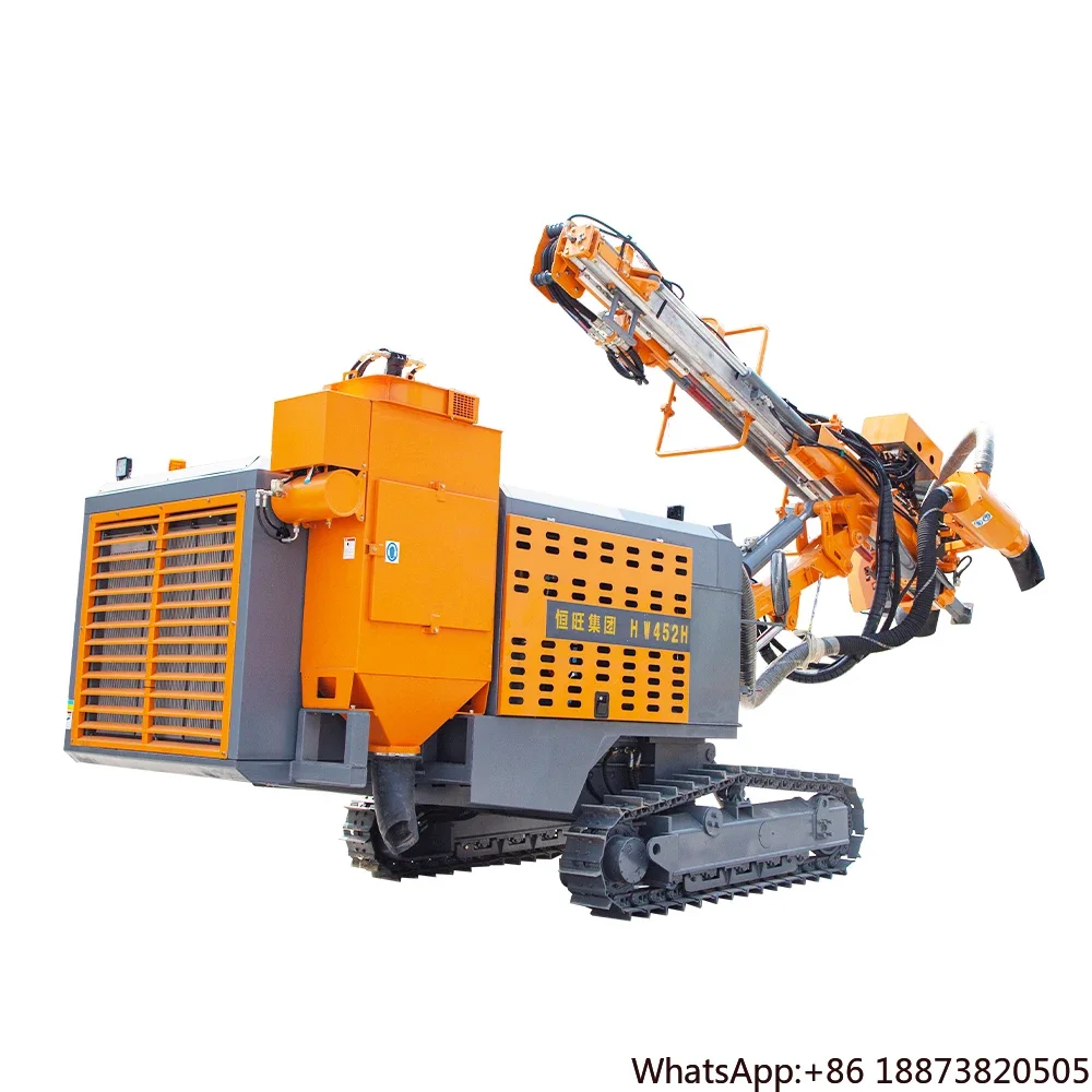 Crawler Pneumatic Dth Surface Blasting Borehole Drilling Machine Dth Drilling Rig Machine Mine Drilling Rig