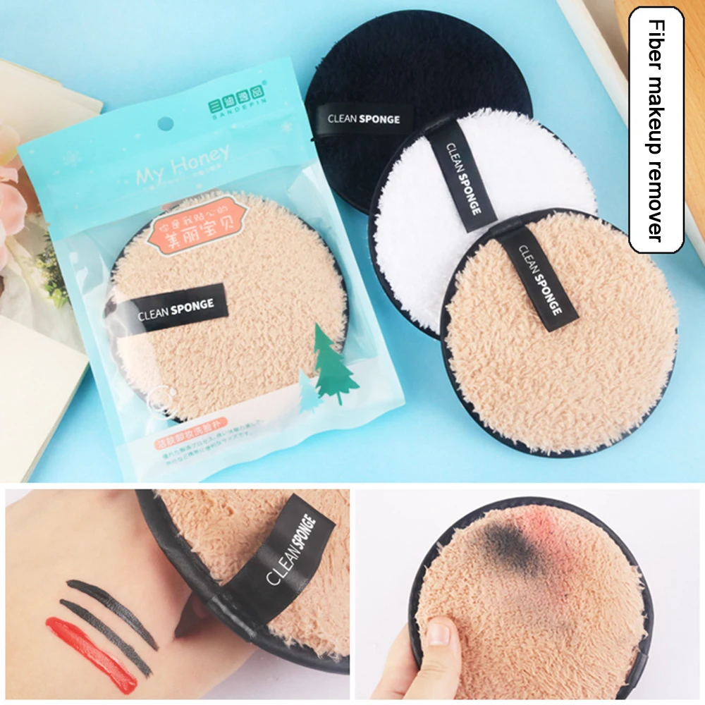 Make-up Entferner Pads Kosmetik wieder verwendbare Gesichts tuch Make-up Tücher Tuch wasch bare Watte pads Hautpflege Reinigung Puff Tool