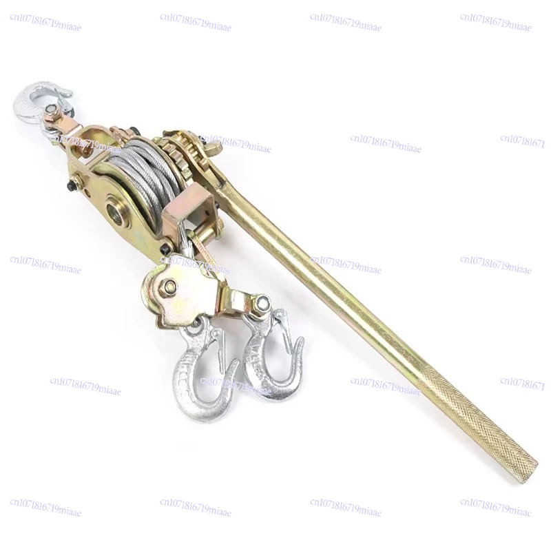 

3T 3 Hook Japanese Ratchet Cable Puller Manual Wire Rope Puller Ratchet Cable Puller