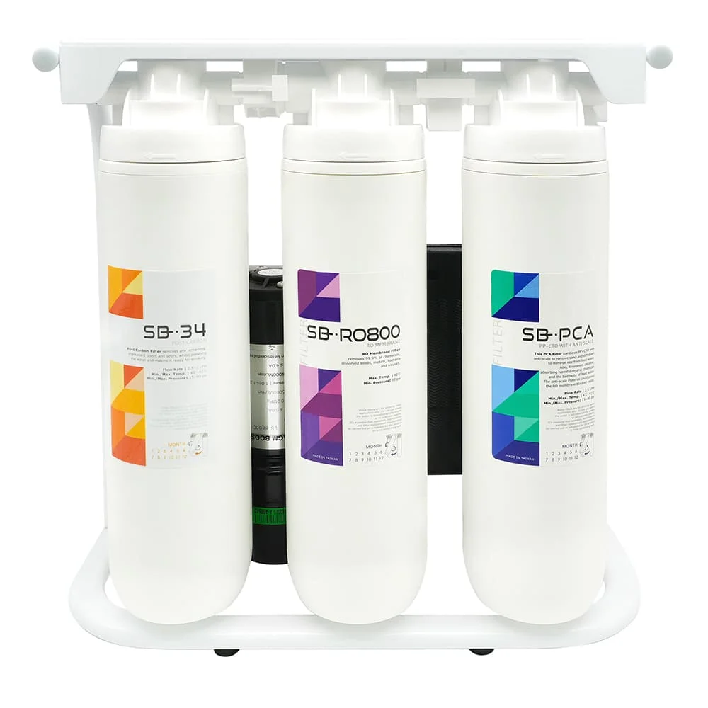 Filtro de Agua de Ósmosis Inversa Bajo Fregadero LAN SHAN LSRO-800DH, 800 GPD, Sin Tanque, 3 Etapas, Eléctrico Doméstico, 1 Año de Garantía