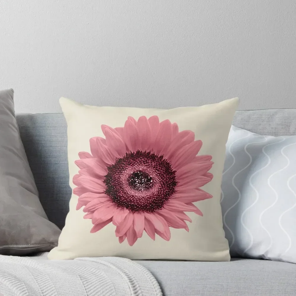 

Pink Sunflower Throw Pillow Pillow Cases Decorative Ornamental Pillow Plaid Sofa Decorative Cushions For Luxury Sofa