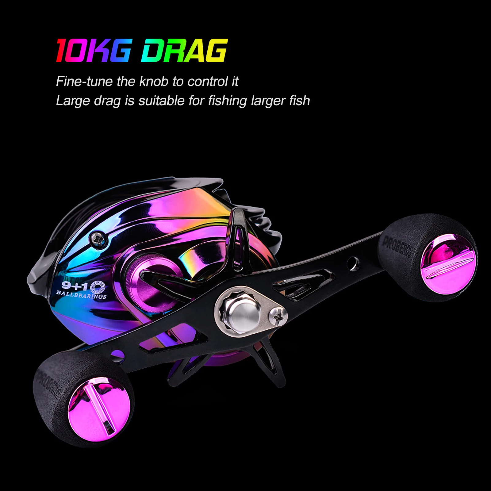 9 + 1 BB Lager Vissen Baitcast - Fishing Rod Casting recensie en prijs
