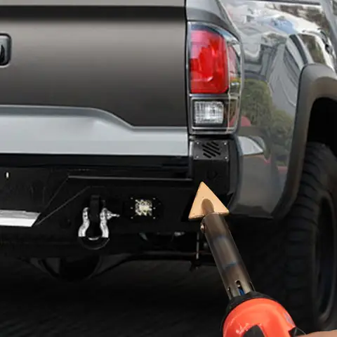 4PCS Soldering Iron Gun Tip 80 Watt Copper Auto Body Triangle Flattening Head Soldering Iron Welding Tip for Car Bumper Repair